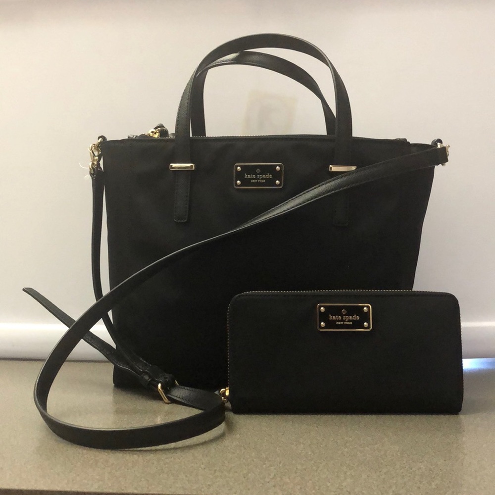Brand New W/ Tags Kate Spade Nylon Purse & Wallet
